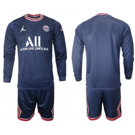 Jalkapallo Pelipaidat Paris Saint-Germain Lasten Kotipaita 2021-2022 Pitkähihainen